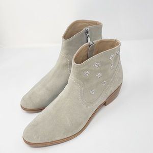Anthropologie Freda Embellished Ankle Boots